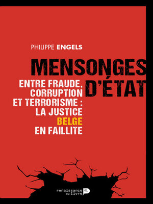 cover image of Mensonges d'État
